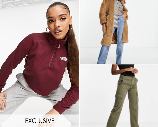 ASOS finds cover photo collage