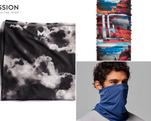 One Neck Gaiter Replaced My Scarf Headband and Face Cover cover photo collage