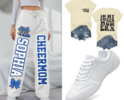 Things that I love as a cheer mamma cover photo collage