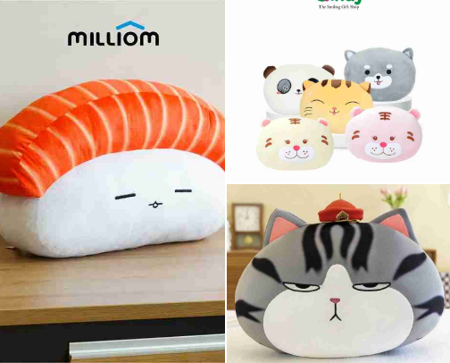 Look at this cute character pillow that i found! cover photo collage