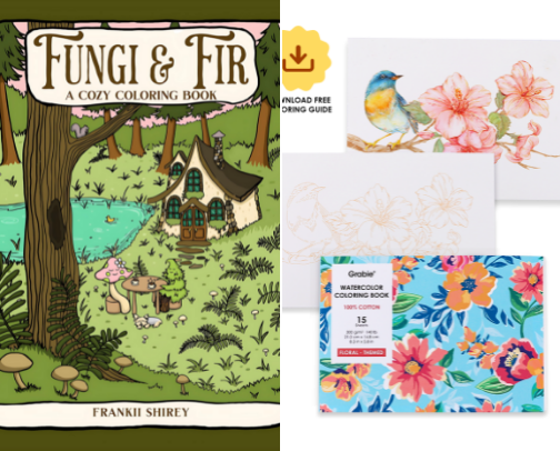 Artist-Made Coloring Books You've Never Seen cover photo collage