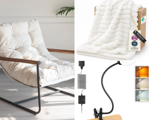 Must-Haves for a Cozy Reading Nook Setup cover photo collage