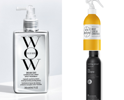 hair products cover photo collage