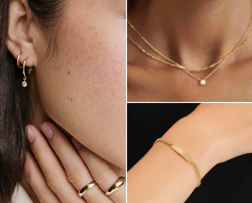 Clean Girl Gold Jewelry Staples ✨ cover photo collage