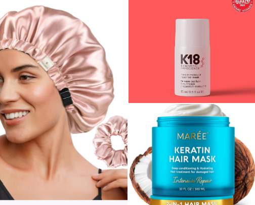 Hair care cover photo collage