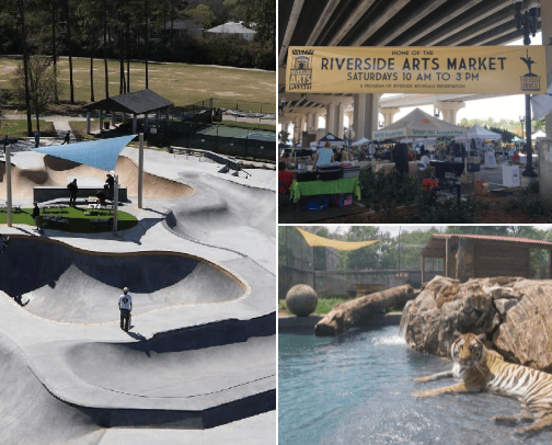 Free/ Cheap things to do with kids JAX fl cover photo collage