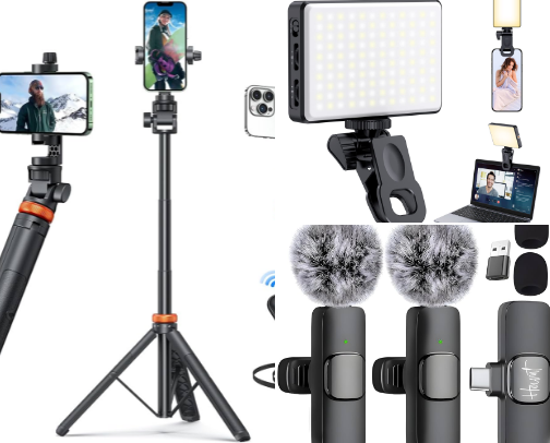 Content Creator kit📲 cover photo collage