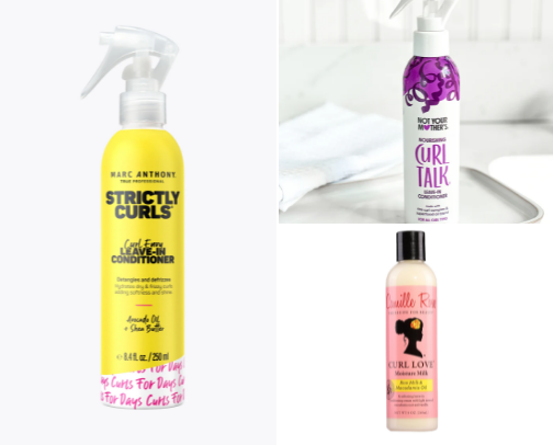 Curly hair must have! cover photo collage