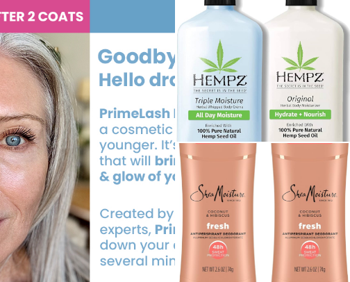Body Care/ Makeup for over 50 cover photo collage