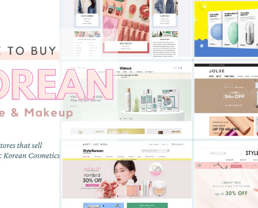Skincare cover photo collage