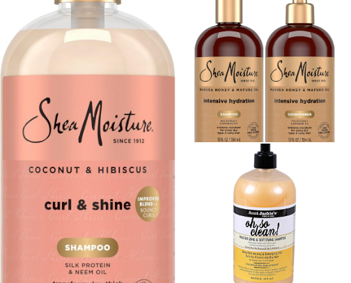 🌀💧 Moisture-Rich Hair Care for 3C–4C Hair cover photo collage