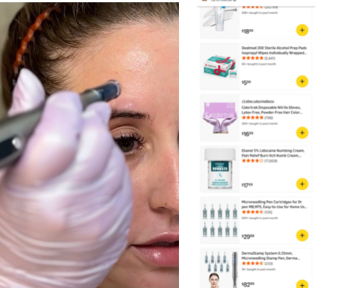 Microneedling at Home cover photo collage