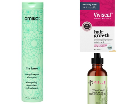 Favorite Hair Products that have helped my damaged hair + hair growth 💁🏽‍♀️ cover photo collage