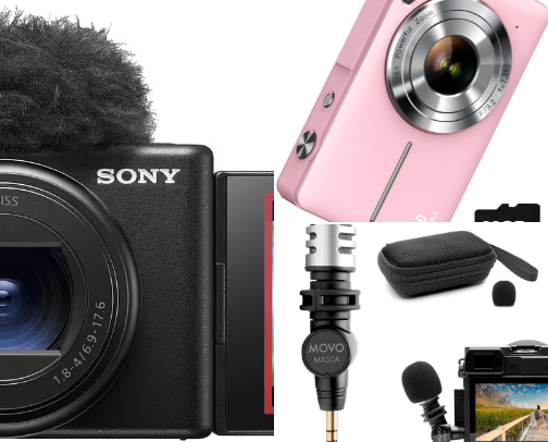 Camera equipment📷 cover photo collage
