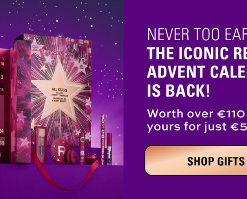 Beauty advent calendar cover photo collage