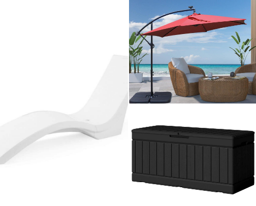 Poolside Paradise cover photo collage