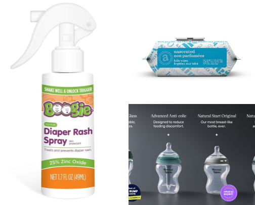 Baby must haves! cover photo collage