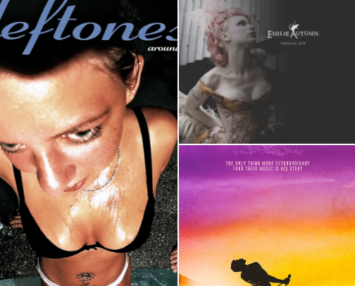 Music and Artists cover photo collage