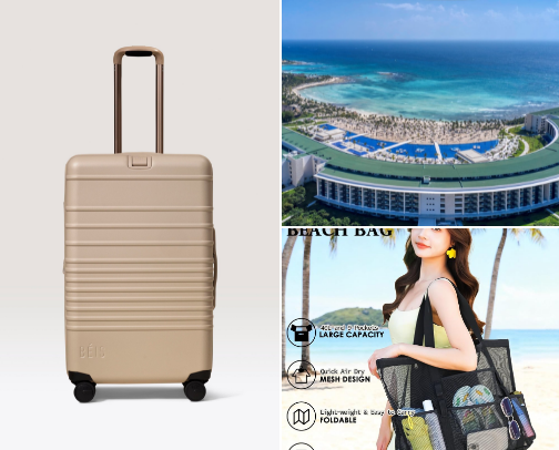 Must have travel essentials and tips of great beach destinations! cover photo collage