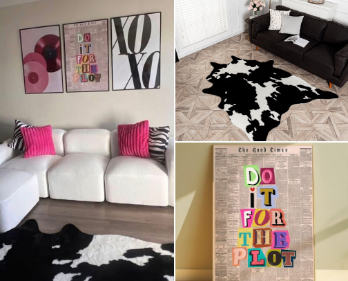 living room inspo🩷 cover photo collage
