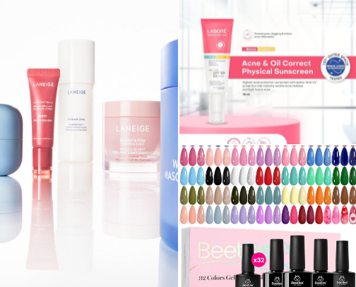 My favorite beauty recs cover photo collage