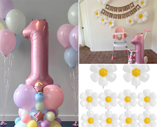 Make your baby's first birthday a beautiful memory🌸✨ cover photo collage