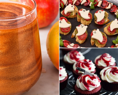 Recipes To Kick Off Spooky Season cover photo collage