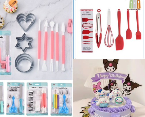 Baking tools complete set we all need cover photo collage