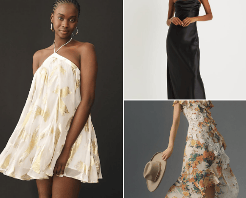 Elegant evening gown that adds a touch of glamour to any event cover photo collage