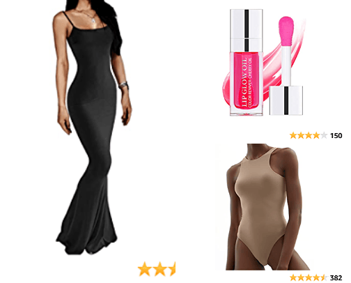 AMAZON DUPES cover photo collage