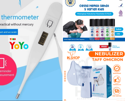 Pertolongan pertama yang wajib kita punya saat anak sakit cover photo collage