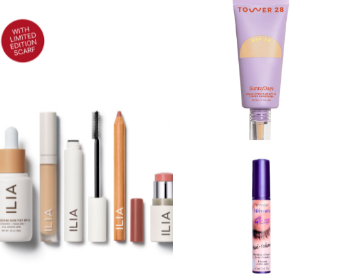 My go to beauty items cover photo collage