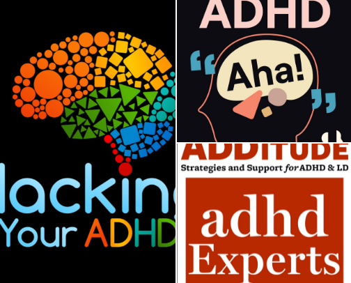 Podcasts - Child ADHD (13+ and parents) cover photo collage