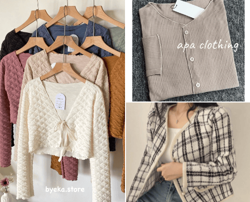 Cardigan Wanita Kekinian cover photo collage
