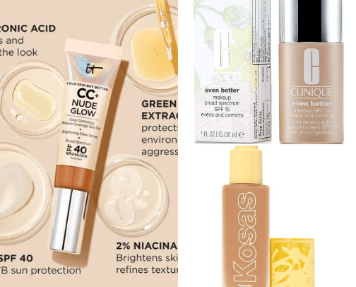 Makeup for acne-prone skin cover photo collage