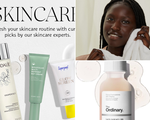 Skincare Routine cover photo collage