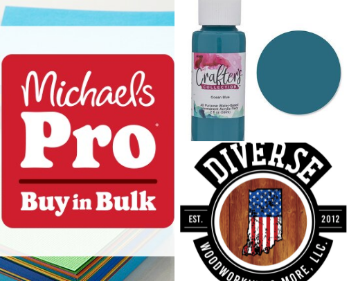 My favorite paint party supplies cover photo collage