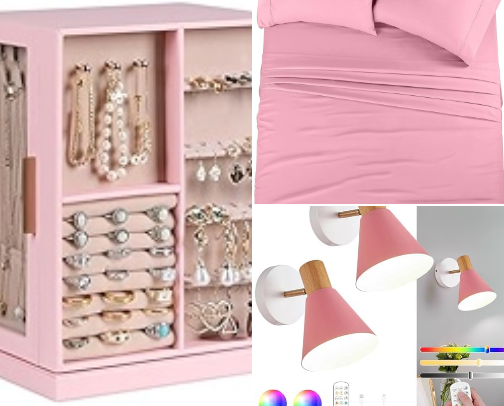 Pretty in Pink: Dreamy Room Finds for the Ultimate Girlie Vibe 💕✨ cover photo collage