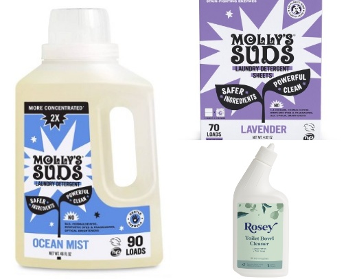 NON-TOXIC CLEANING SWAPS FOR YOUR HOME🏡🧼 cover photo collage
