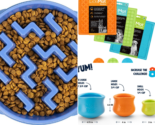 Mental Stimulation for Pets cover photo collage