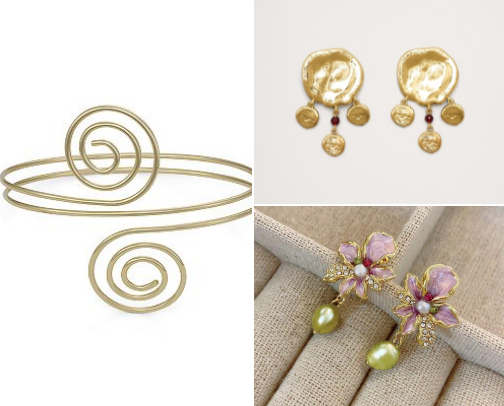 Jewelry to shine in a room cover photo collage