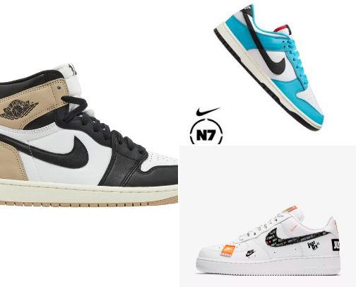 Fav sneaker websites cover photo collage