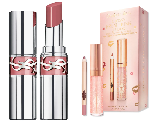 My daily and favourite not too pink not too brown lip combo ❣️ cover photo collage