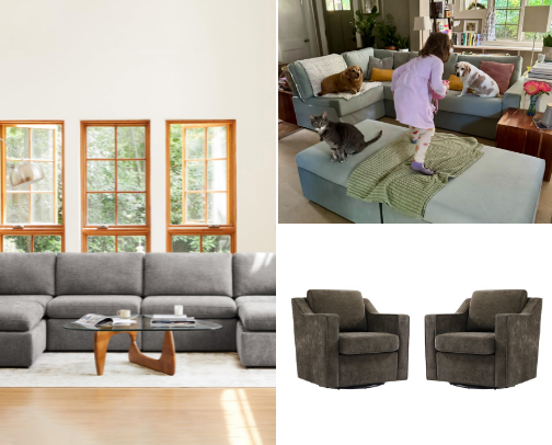 Cozy Seating cover photo collage