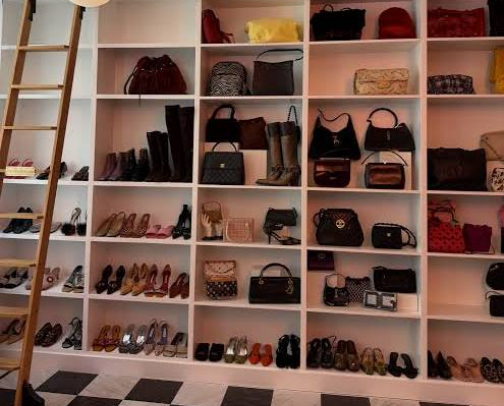 The Archive Edit (Vintage Bags & Heels) cover photo collage