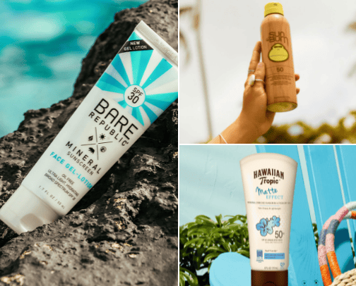 Best Affordable Sunscreens for All Skin Types from Sephora cover photo collage