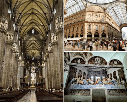 Visit Milano cover photo collage