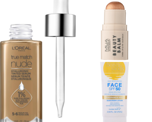 The Ultimate 5-Minute Dewy Makeup Routine (On a Budget) cover photo collage