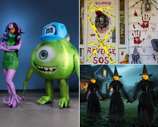 Trick-or-Treat in Style: Halloween Costumes That Stand Out cover photo collage