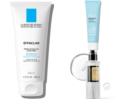 Skin care products I swear by cover photo collage